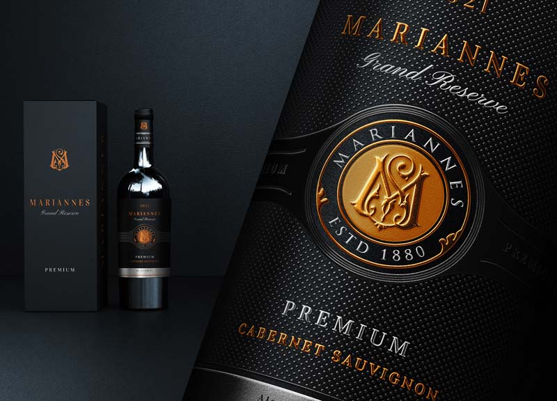 Packaging de botellas de vino